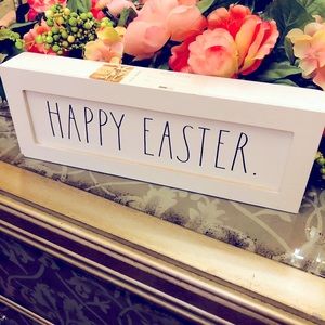 Rae Dunn HAPPY EASTER Wooden Sign